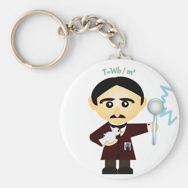 Tesla Nyckelring (Framsidan)