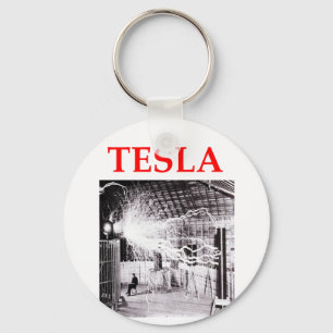 tesla nyckelring