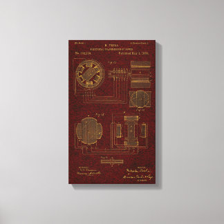 Tesla Patent 00382280 Sht 3 Canvastryck