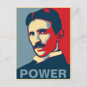 Tesla Power Vykort