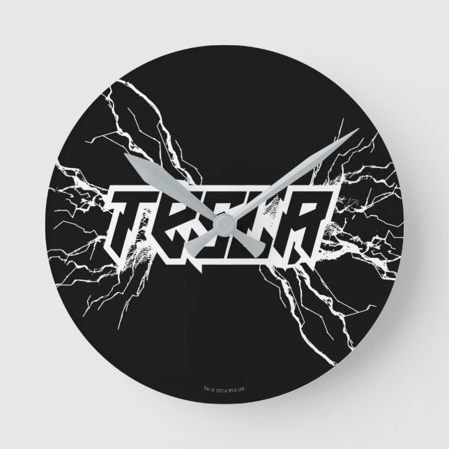 Tesla Rund Klocka (Framsida)