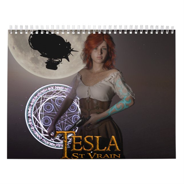 Tesla St. Vrain Kalender (Omslag)