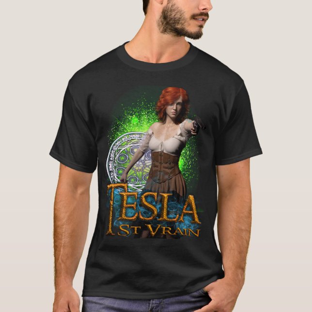 Tesla St. Vrain T-Shirt (Framsida)
