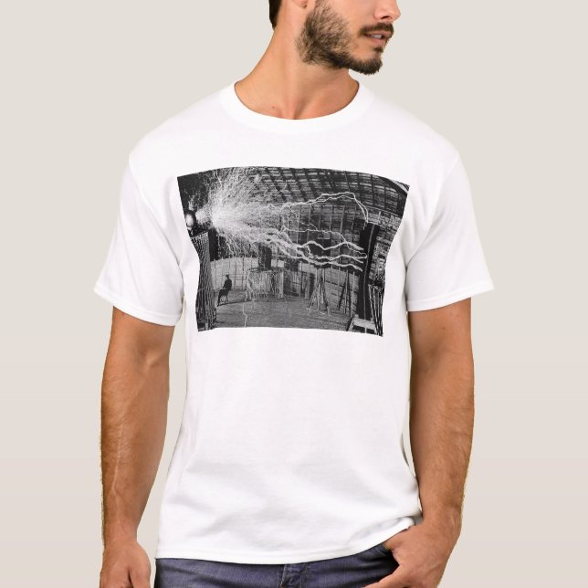 tesla t-shirt (Framsida)