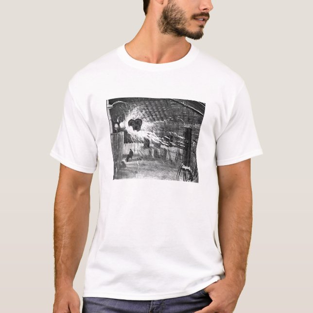 Tesla T-tröja T-shirt (Framsida)