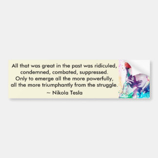 Tesla triumfera bildekal