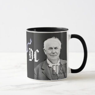 Tesla vs Edison Mugg