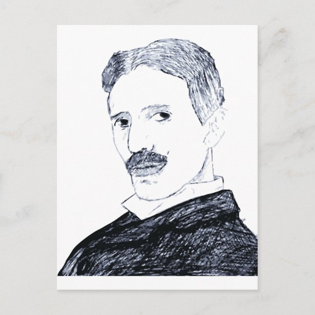 Tesla Vykort (Framsida)