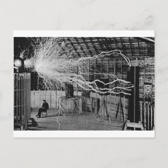 tesla vykort (Framsida)