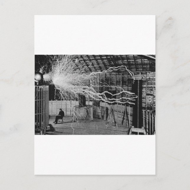 tesla vykort (Framsida)