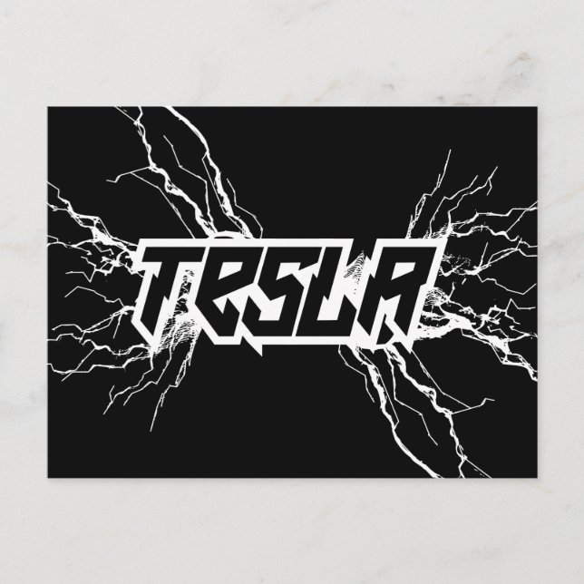 Tesla Vykort (Framsida)