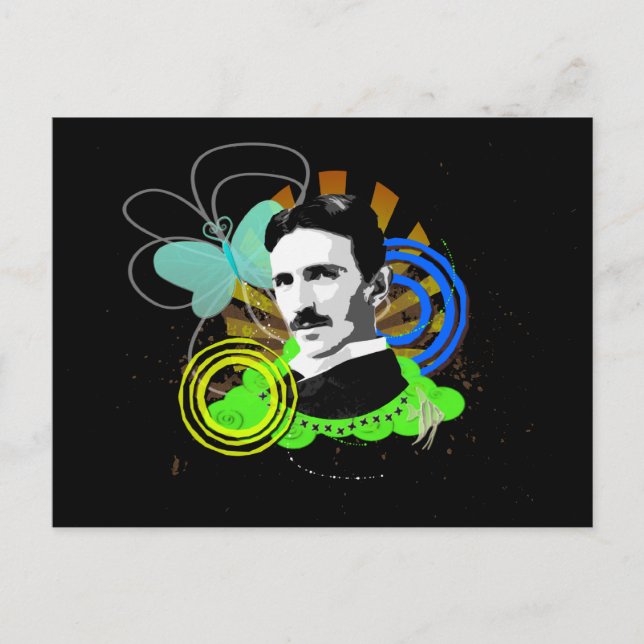 Tesla Vykort (Framsida)