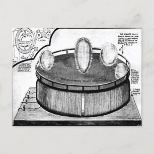 Teslas ägg på Columbia Exposition Postcard  Vykort