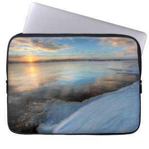 Teslin Lake efter en storm som klarnar, Yukon Laptop Fodral