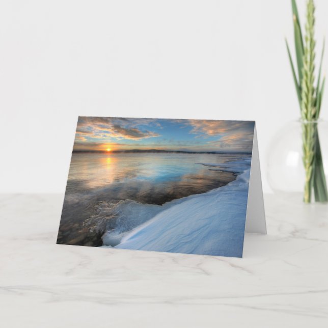 Teslin Sjö efter en röjningsstorm, Yukon Kort (Framsida)