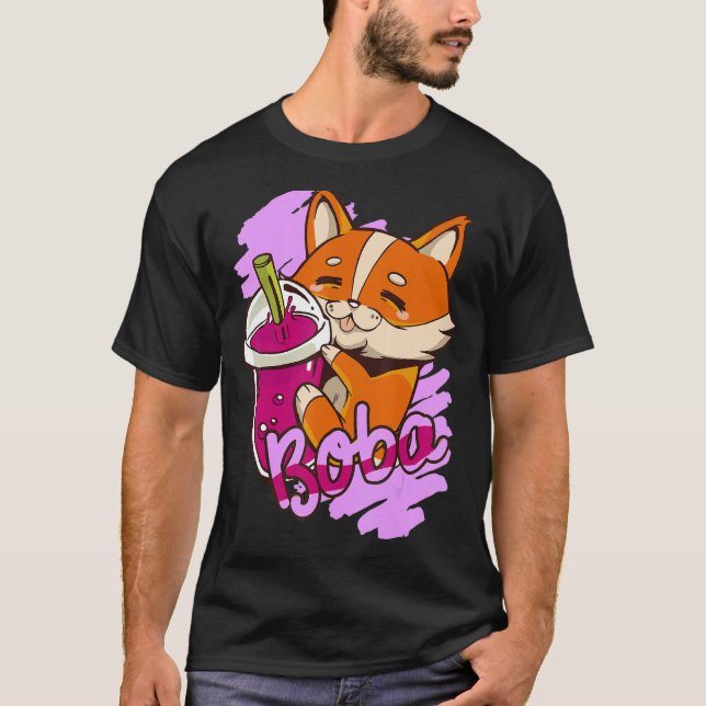 tesöt animerad boba t shirt (Framsida)