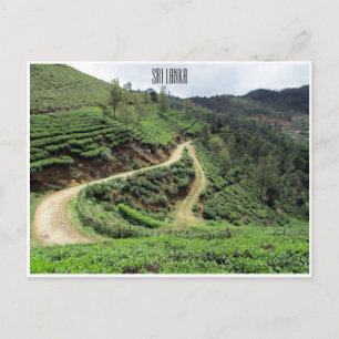 Tespår sri lanka vykort