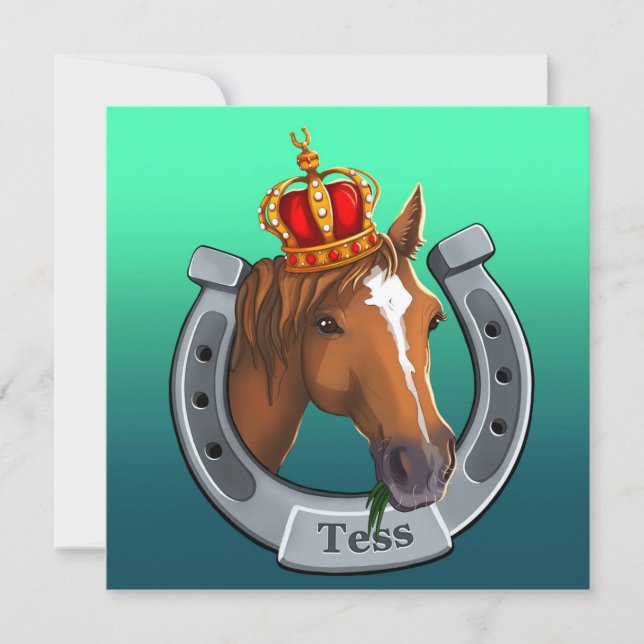 Tess drottningen. julkort (Framsida)