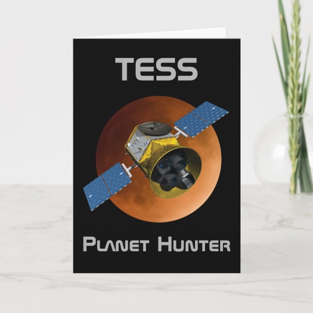 TESS Planet Hunter-rymdfarkoster Kort (Framsida)