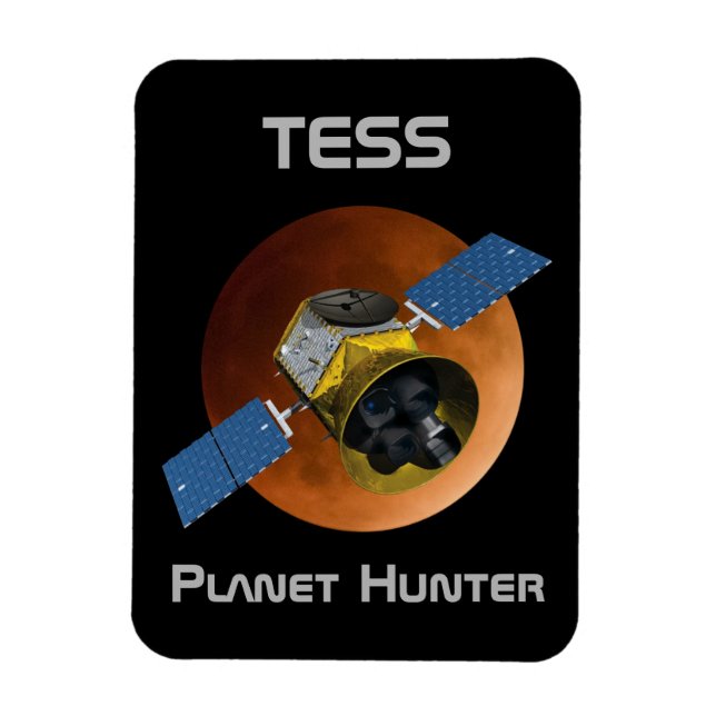 TESS Planet Hunter-rymdfarkoster Magnet (Vertikal)