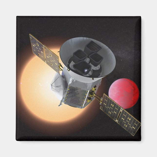 TESS Planet Hunter-rymdfarkoster Magnet (Framsidan)