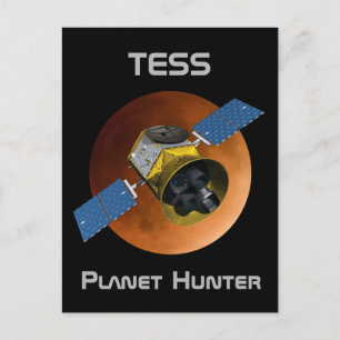TESS Planet Hunter-rymdfarkoster Vykort