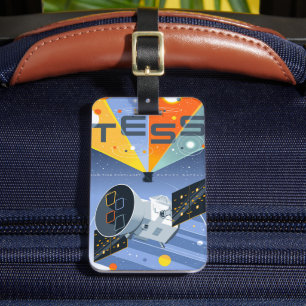Tess Space Telescope Poster. Bagagebricka