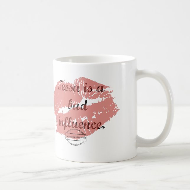 Tessa är en dåligapåverkanmugg kaffemugg (Höger)