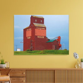 Tessier Grain Elevator Canvastryck