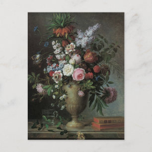 Tessiers stilleben med blommor vykort