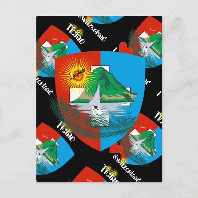 Tessin Schweiz Postkarte Vykort (Framsida)