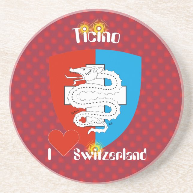 Tessin - Ticino - Schweiz - Svizzera Bierteller Underlägg (Framsidan)