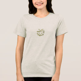 Tesskjorta, tri-blandning för kvinnor t shirt