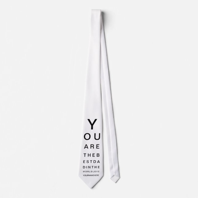 Test av bästa Pappa Öga Slips (Framsida)