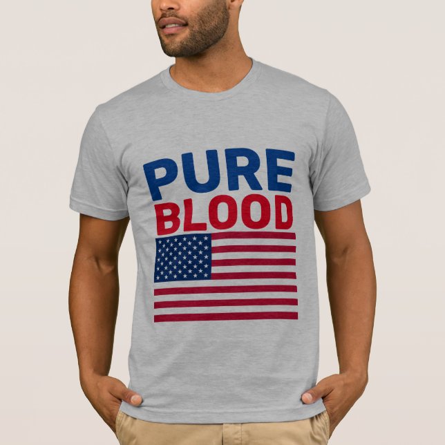 TEST AV PUREBLOD (VAX-FREE) T-SHIRTS (Framsida)