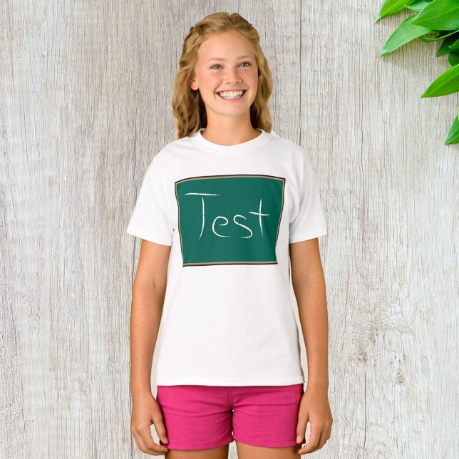 Test Chalkboard School Classroom T Shirt (Skapare uppladdad)
