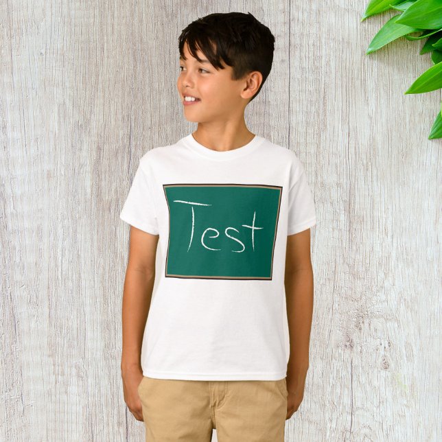 Test Chalkboard School Classroom T Shirt (Skapare uppladdad)