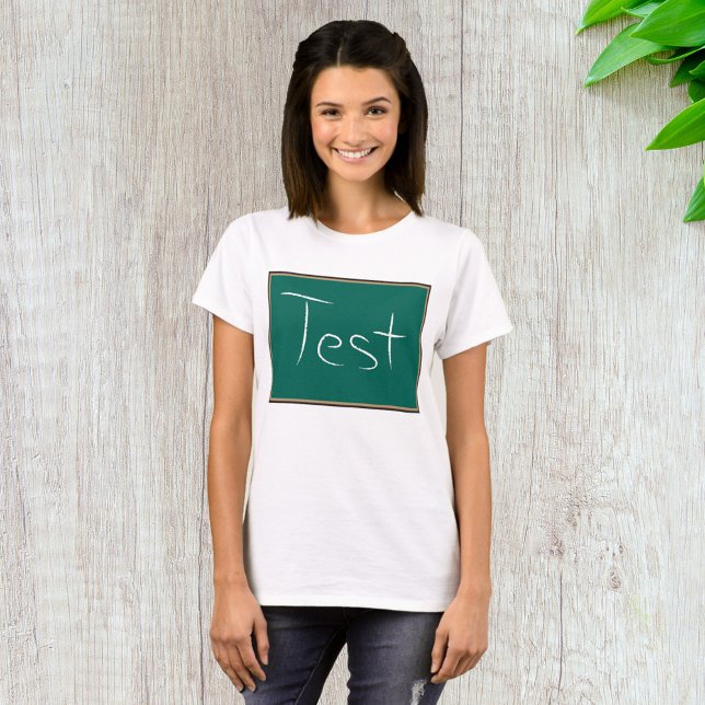 Test Chalkboard School Classroom T Shirt (Skapare uppladdad)