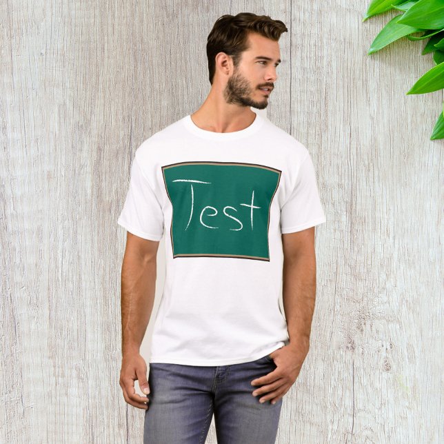 Test Chalkboard School Classroom T Shirt (Skapare uppladdad)