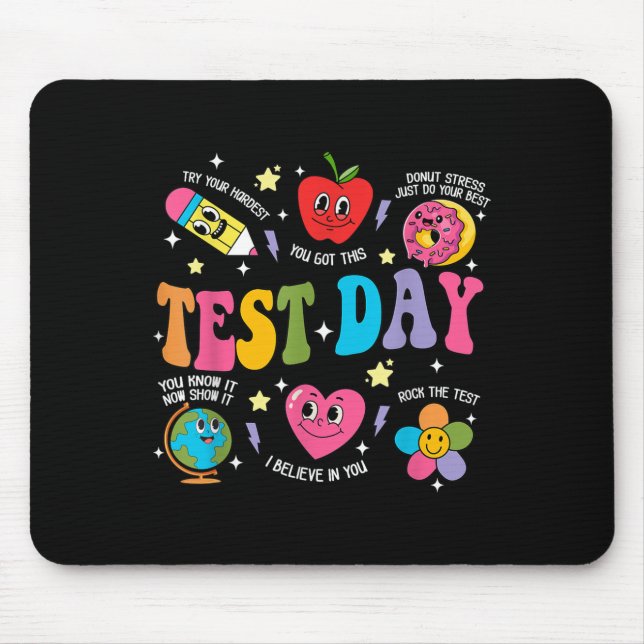 Test Day Rock The Test Testing Day Motivational Te Musmatta (Framsidan)