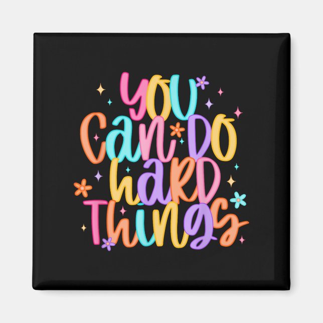 Test Day You Can Do Hard Things Teacher Testing Da Magnet (Framsidan)