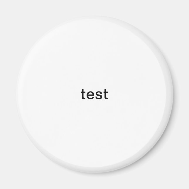 test magnet (Framsidan)