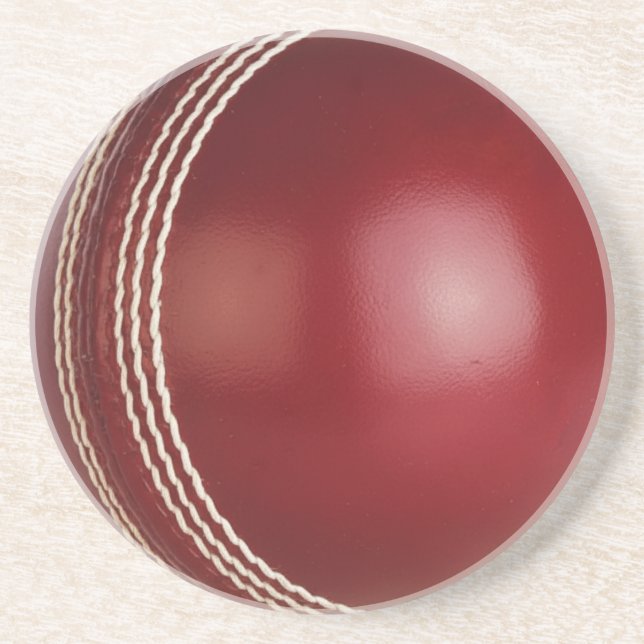 Test Match Red Cricket Boll Underlägg (Framsidan)