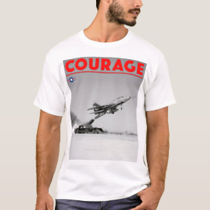 TEST PILOT COURAGE - F-100D Toppen Saber T Shirt