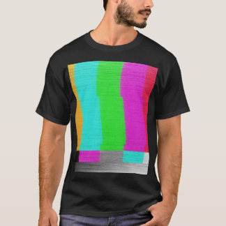 Test Skärm: Glitch Struktur Effect. T Shirt
