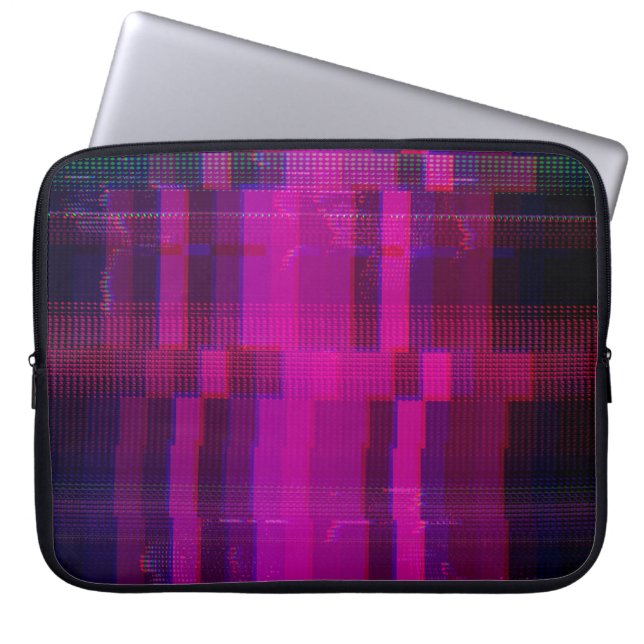 Test skärm glitch struktur laptop fodral (Framsidan)