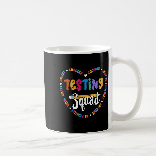 Test Squad Motivations Test Dag Ord Hjärta Te Kaffemugg (Höger)