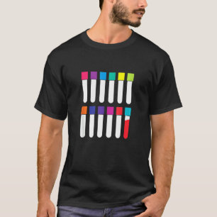 Test Tube Laboratory Phlebotomist Phlebotomy Docto T Shirt