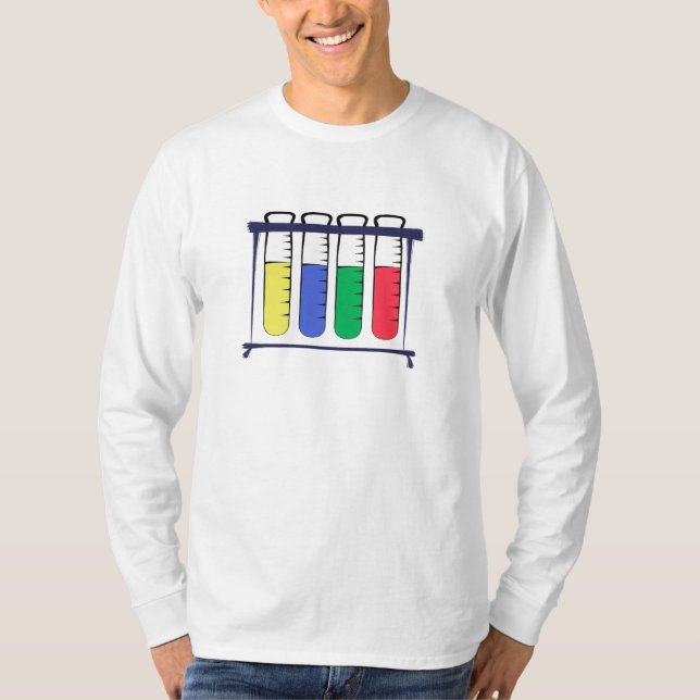 Test Tube Shelf T Shirt (Framsida)