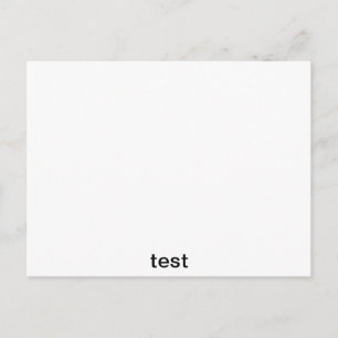 test vykort